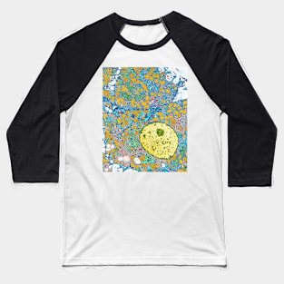 Liver cells, TEM (P530/0191) Baseball T-Shirt